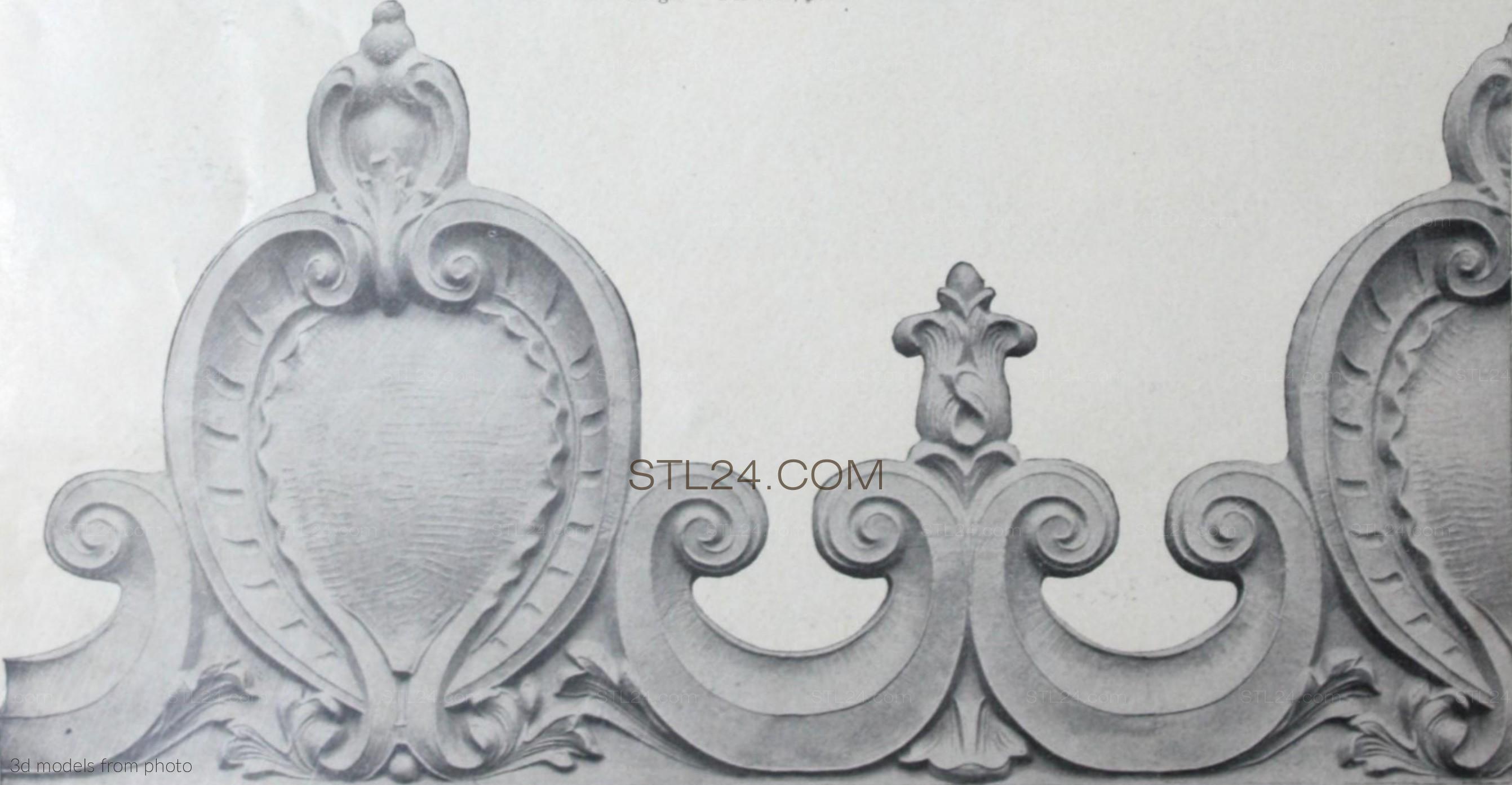 Фризы (FRIESE_1503 -  | 3D model 3DSMAX / OBJ / STL) 3D модель для ЧПУ станка